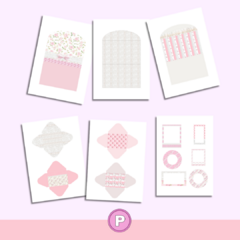 KIT PARA SCRAPBOOKING - Sweet Pink (Archivos Digitales) on internet