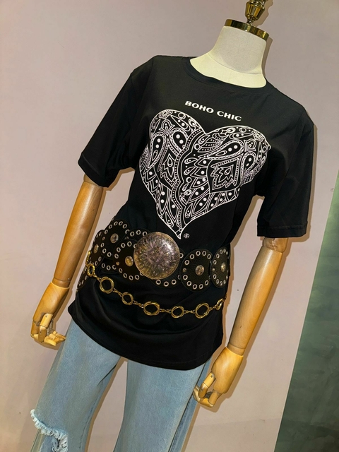T-shirt over boho - comprar online