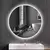 Espejo Redondo Luz Fria Led Boton Touch 60cm Diametr Premium - Provetec