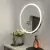 Espejo Redondo Luz Fria Led Boton Touch 60cm Diametr Premium - tienda online