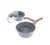 Cacerola Olla Alum Forjado 18cm Anti Adherente Tapa Vidrio en internet