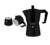 Cafetera Maquina Café Italiana 6 Tazas 300 Ml Negro Mate