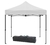 Gazebo Blanco Plegable De Acero 3 M × 3 M - comprar online