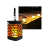 Farol Luz Solar Efecto Llama 12 Led Jardín 4 Formas Exterior