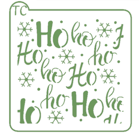 Estêncil Ho Ho Ho - Natal - comprar online