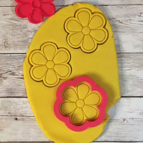 Carimbo Flor Margarida - Carimbo + Cortador