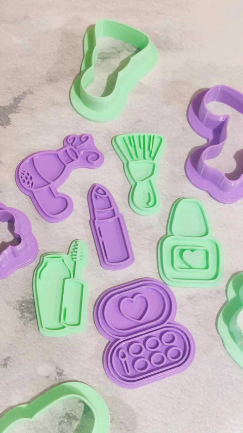 Kit Beleza - Carimbo + Cortador