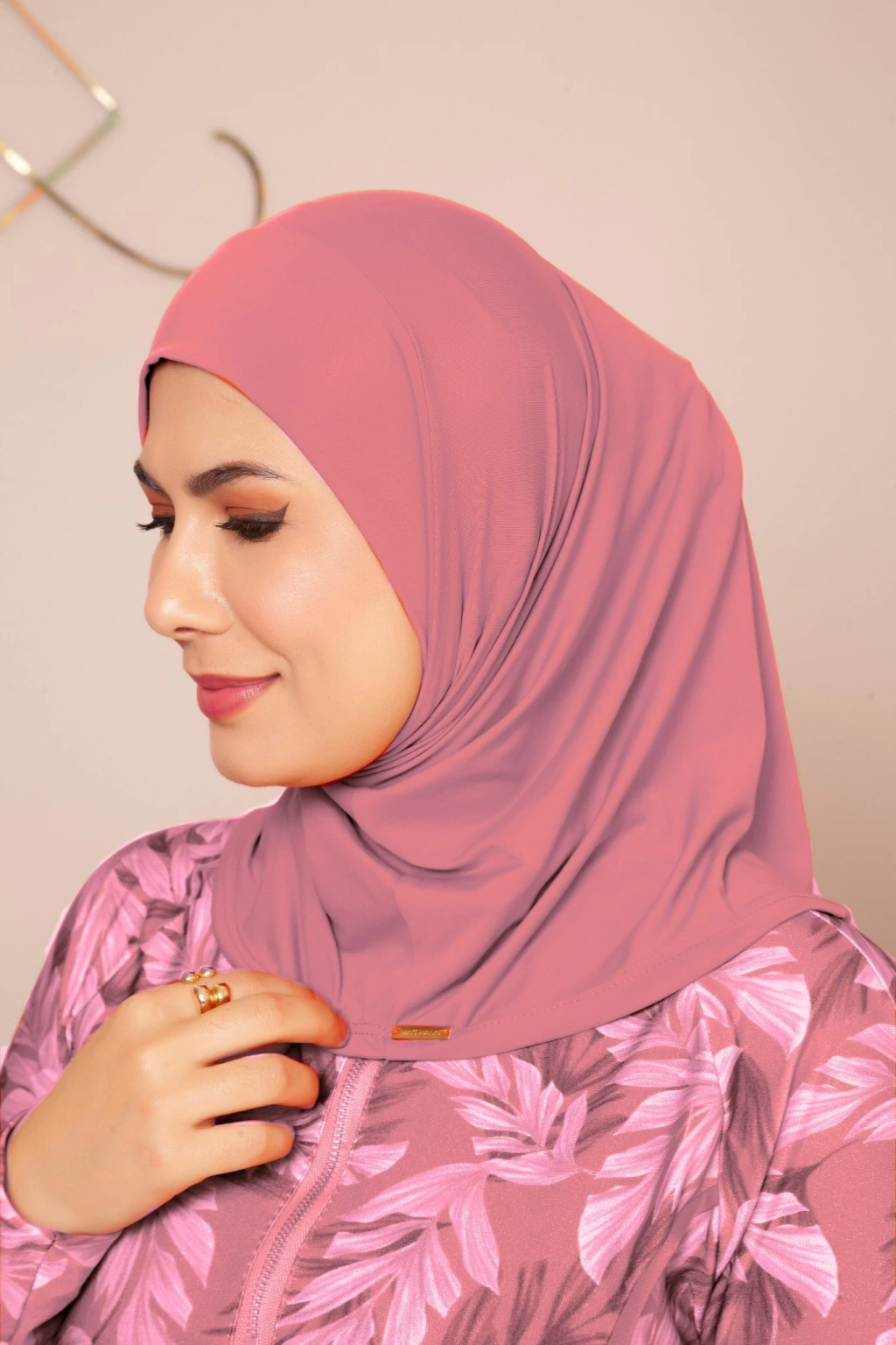 Hijab Esportivo Rosê
