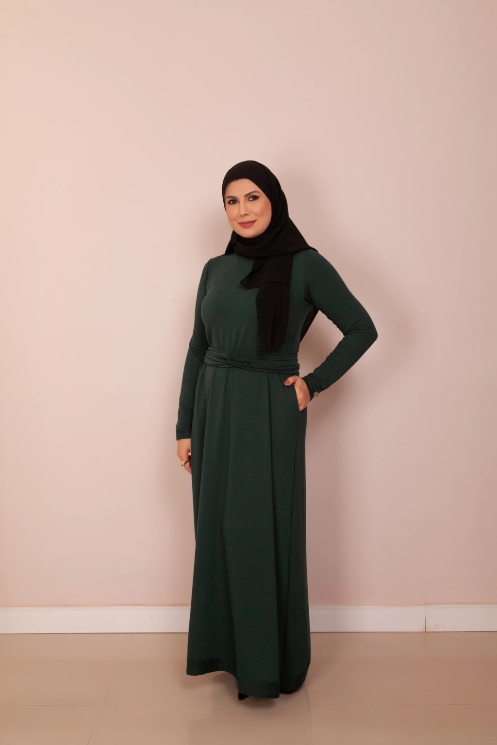 Vestido Basic Verde Escuro
