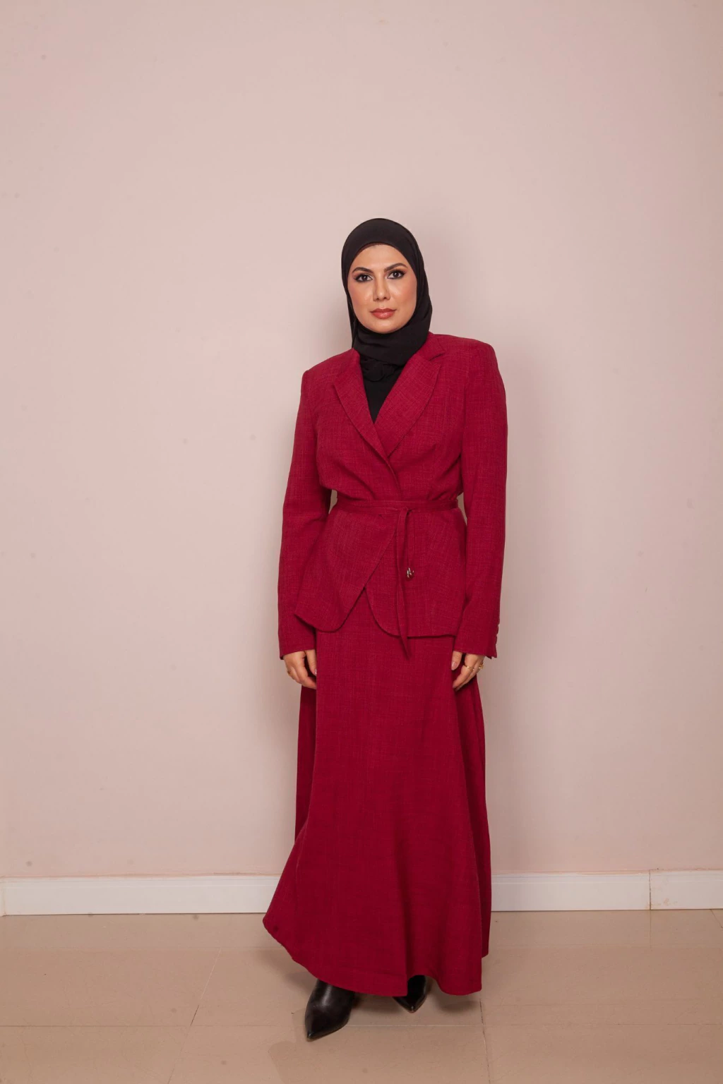 Saia Godê Midi Vermelho