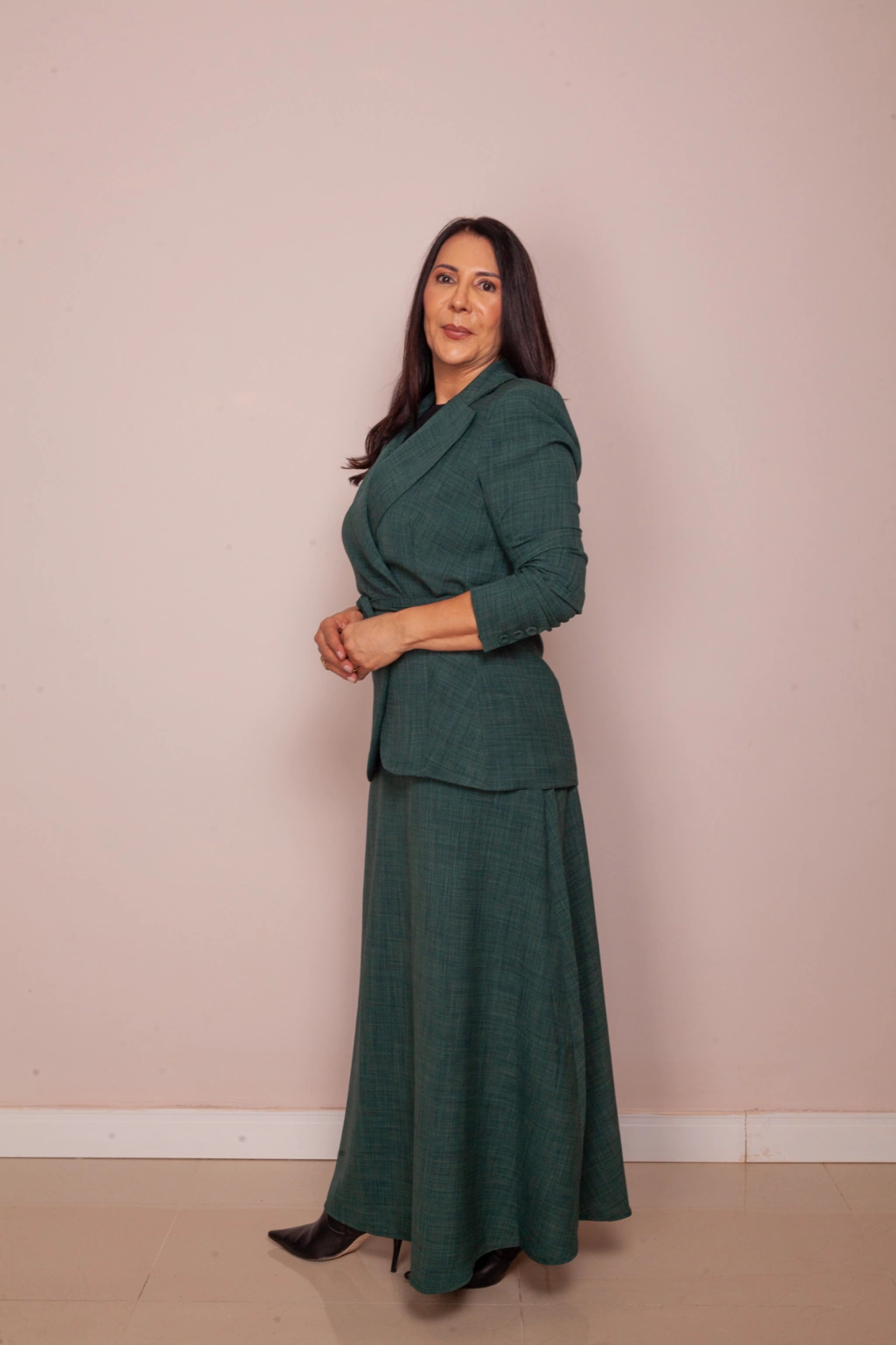 Saia Godê Midi Verde