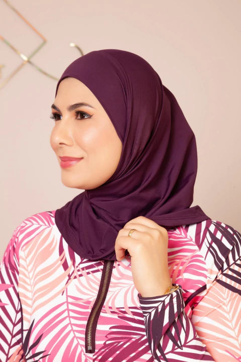 Hijab Esportivo Uva