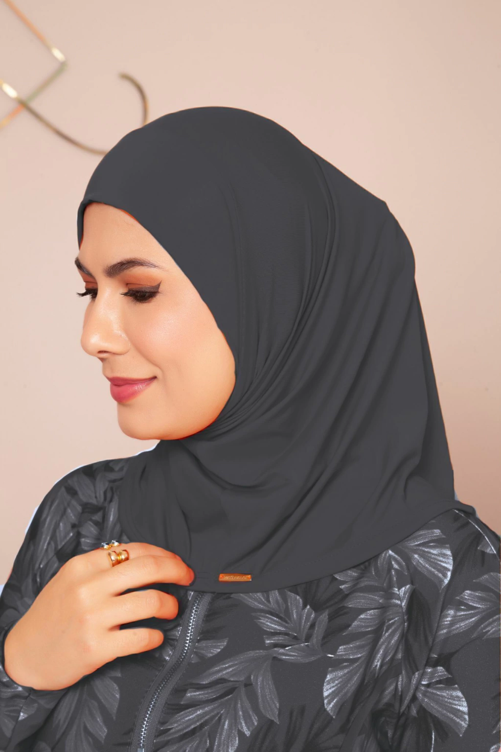 Hijab Esportivo Chumbo
