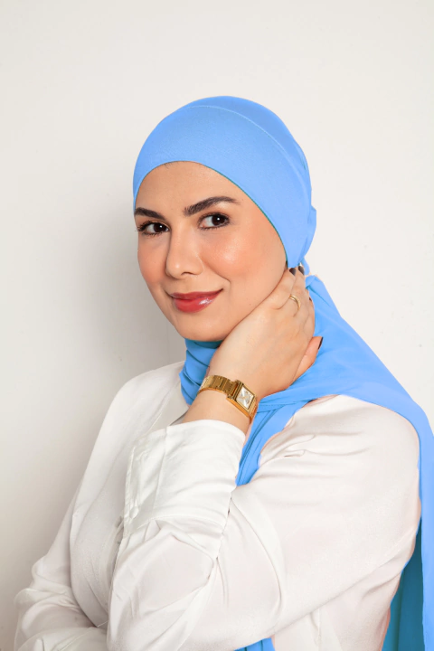 Touca Azul Céu - Tamanho único - comprar online