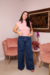 Calça Jana Pantalona Jeans - comprar online