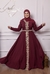 Vestido Jasmine Marsala