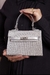Bolsa Kelly Strass Prata - By Mag Halat 