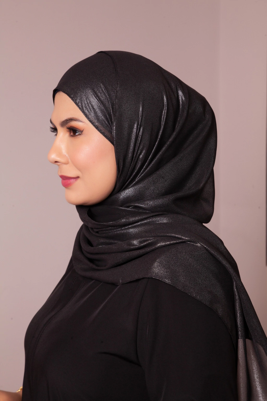Lenço para Hijab em Chiffon - Prata Velho