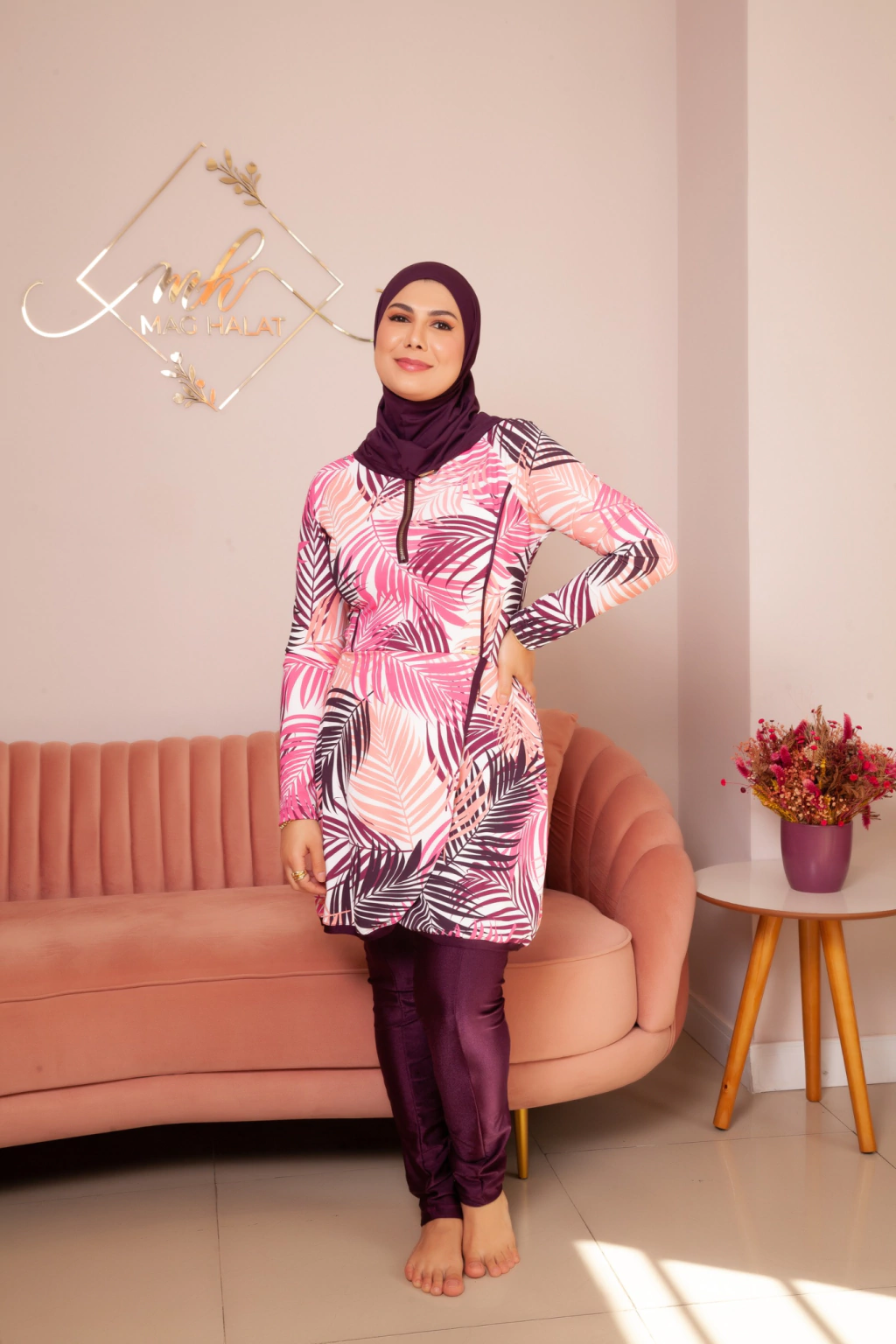 Burkini Dipsys Roxo/Pink