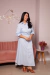 Vestido Chemise Lily Azul - comprar online