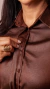 Camisa Margot Marrom - By Mag Halat 