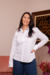 Camisa Bia em Tricoline Branca - comprar online