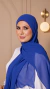 Lenço Chiffon Azul Bic - comprar online