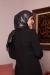 Abaya Com Ziper Preta