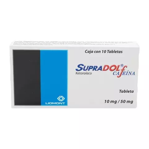 Supradol F 10/50Mg Tabletas 10 - comprar en línea
