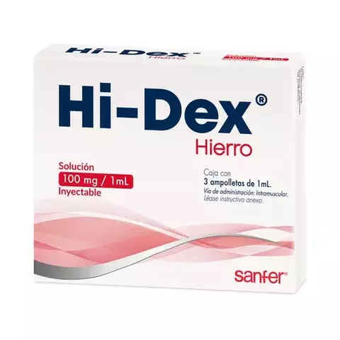 Hidex Im 100Mg Ámpula 3X1Ml - comprar en línea