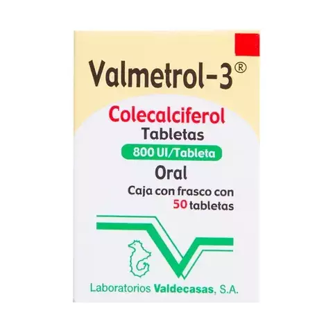 Valmetrol3 800Ui Tabletas 50 - comprar en línea