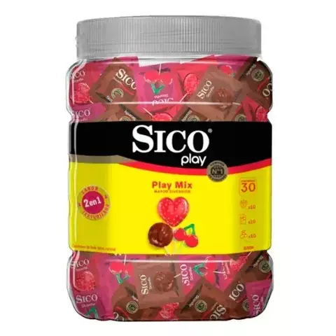 Sico Play Mix 10Fre+10Cho+10Cer .Bte. 30 - comprar en línea