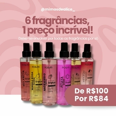 Kit de 6 Body Splash Poran - Promoção de Verão