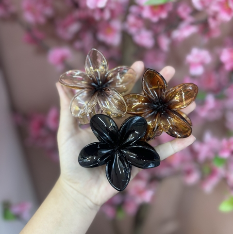 Presilhas Grande Flor cores Neutras
