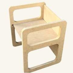Mesa + 2 Sillas Cubo Montessori - La tienda de Nole