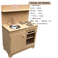Cocina con Estante en internet