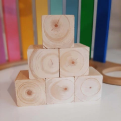 Cubos de Madera para Pintar en internet