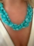 colar triplo pastilhas jade banhado a ouro 18k