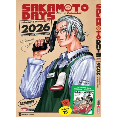 Calendario Sakamoto Days 2026 Panini - comprar en línea