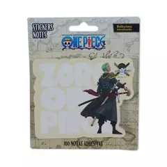 Notas Adhesivas One Piece Roronoa Zoro 100 Notas Geek Industry