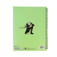 Libreta Profesional One Piece Zoro Roronoa 100 Hojas Con Stickers Geek Industry en internet