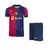 Kit Infantil Barcelona I 24/25 Vermelho e Azul ( Camisa+Shorts )