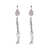 Brinco Bijuteria Carnaval Gota Prata