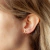 Brinco Ear Hook X Cravejado - comprar online