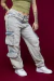 Calça Cargo Marmorizada