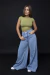 Super Wide Jeans Claro