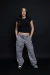 Calça Cargo Cinza