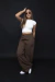 Imagem do Wide Leg Marrom Linha