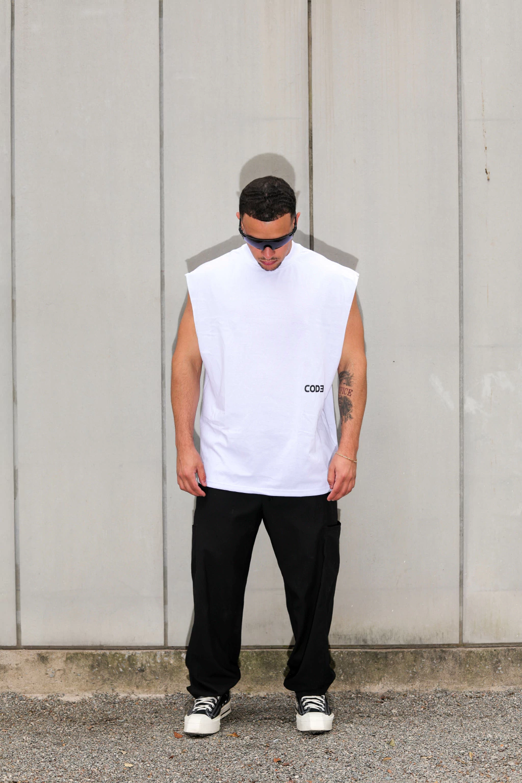 Muscle Tank - White