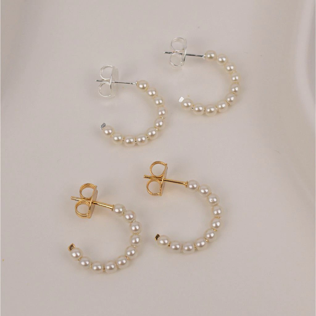 Brinco Argola Pérola